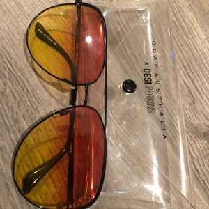 Quay Australia x Desi Perkins ombré Sunglasses